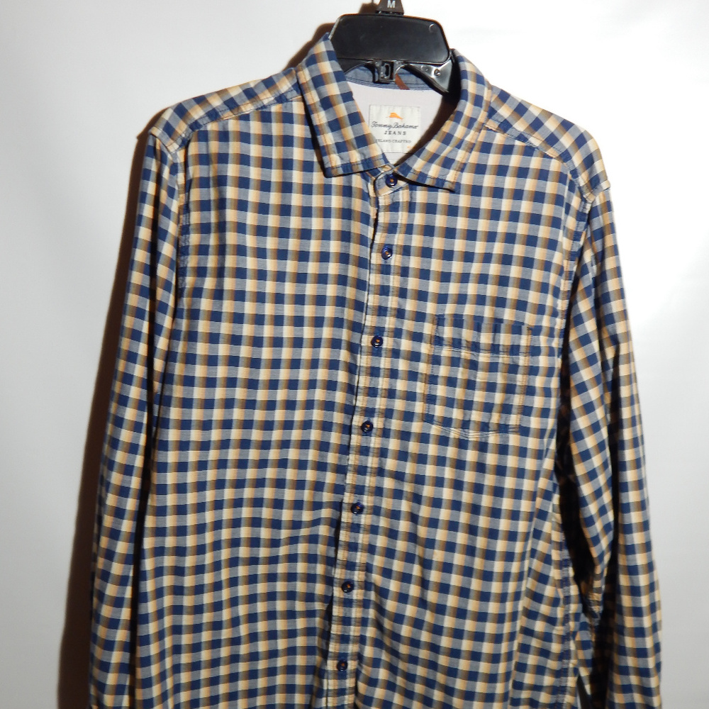 Tommy Bahama Long sleeved shirt Blue plaid